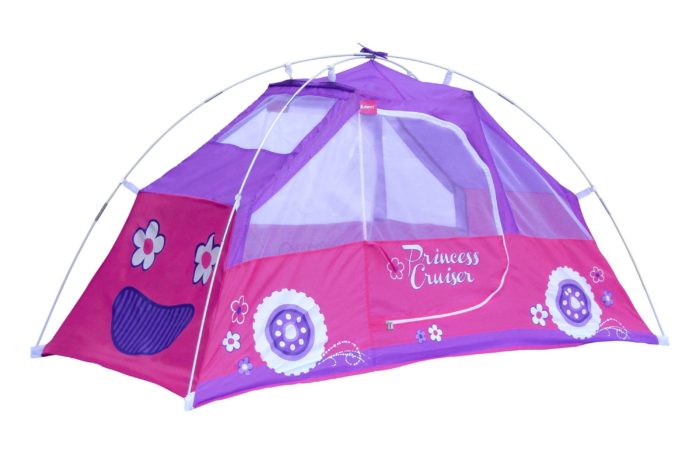 GigaTent Girls Club Pink Play Tent With 2 Look-out Towers & a Center Base 